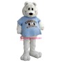 White Bear Mascot Costume