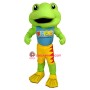 Power Frog Mascot Costume