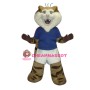 Cute Tiger Mascot Costume