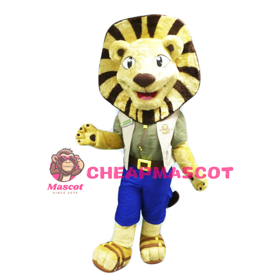 Folly Lion Mascot Costume