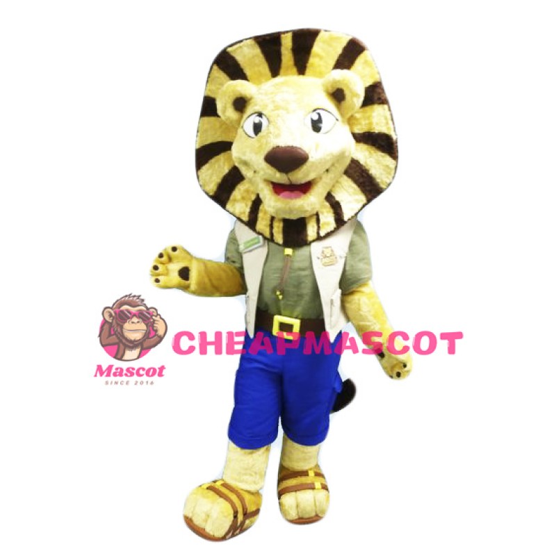 Folly Lion Mascot Costume