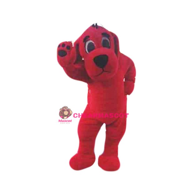 Big Red Dog Mascot Costume