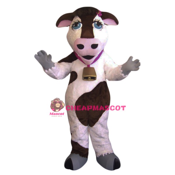 Cute Cow Mascot Costume