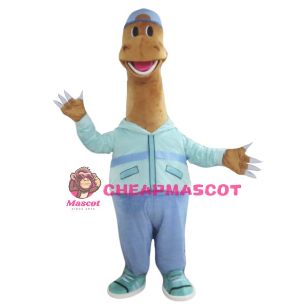 Happy Dinosaur Mascot Costume