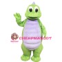 Cute Green Dinosaur Mascot Costume