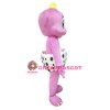 Pink Dinosaur Mascot Costume