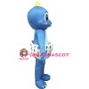 Blue Dinosaur Mascot Costume