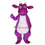 Purple Adult Dragon Mascot Costume