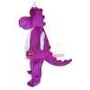 Purple Adult Dragon Mascot Costume