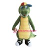 Adult Green Crocodile Mascot Costume