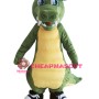 Adult Green Crocodile Mascot Costume