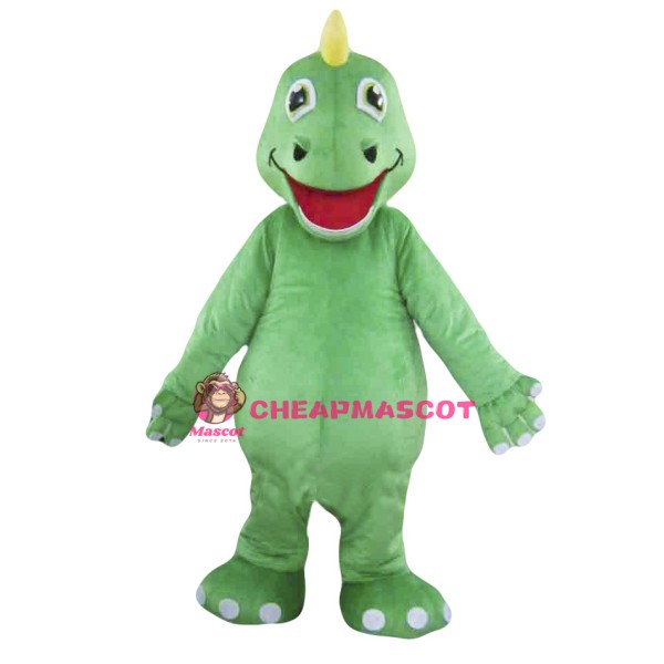 Green Adult Dinosaur Mascot Costumes