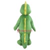 Cute Green Dinosaur Mascot Costume