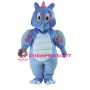 Cute Blue Dragon Mascot Costume