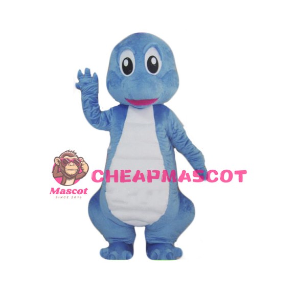 Blue Dinosaurs Mascot Costume