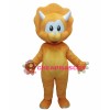 Orange Dinosaur Mascot Costume