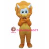 Orange Dinosaur Mascot Costume