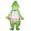 Adult Mascot Costume Green Dinosaur Costume