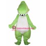 Adult Mascot Costume Green Dinosaur Costume