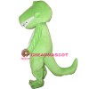Adult Mascot Costume Green Dinosaur Costume