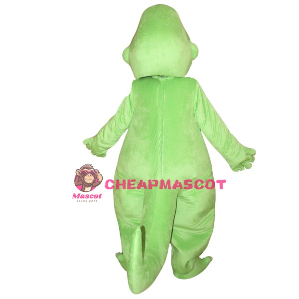 Adult Mascot Costume Green Dinosaur Costume