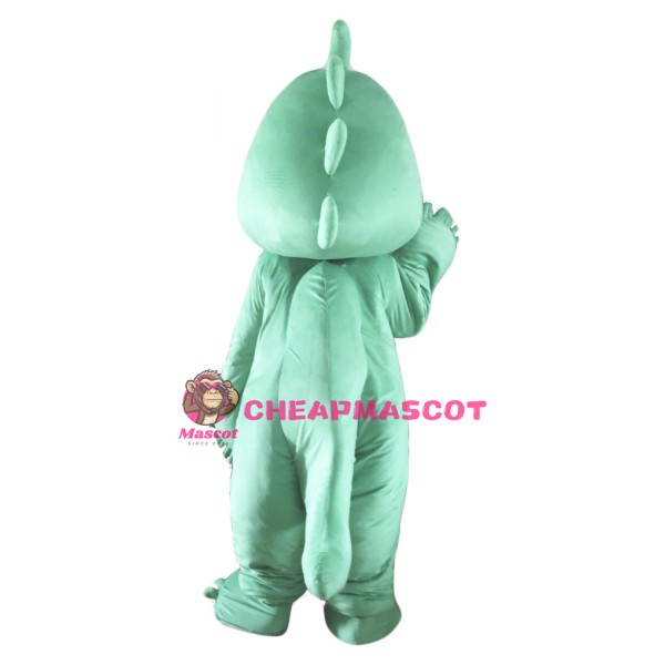 Green Dinosaur Mascot Costume for Adults 