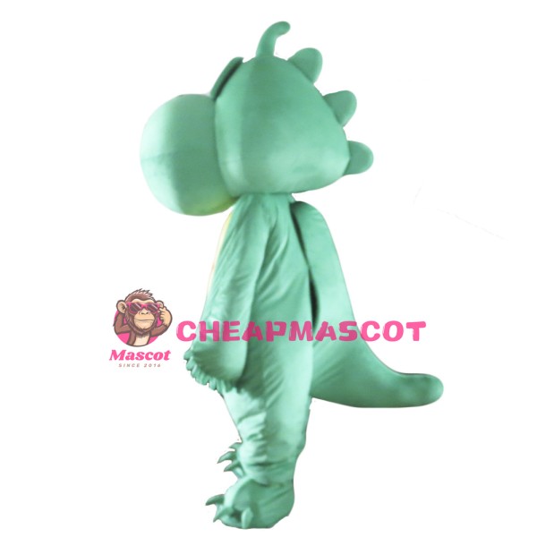 Green Dinosaur Mascot Costume for Adults 