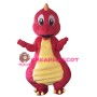 Red Dinosaur Mascot Costume