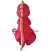 Red Dinosaur Mascot Costume