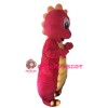 Red Dinosaur Mascot Costume