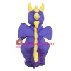 Purple Dragon Mascot Costume for Adults