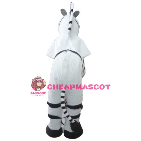 2 Person Adult Zebra Mascot Costumes