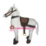 2 Person White Horse Mascot Costumes