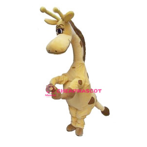 Cartoon Animal Giraffe Mascot Costume