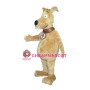 Cute Gold Dog Mascot Costume