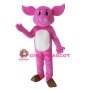Adult Pink Pig Mascot Costume