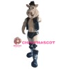 Power Muscle Boar Mascot Costume