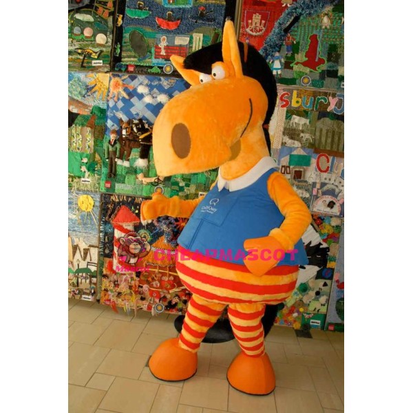 Cute Animal Horse Mascot Costume