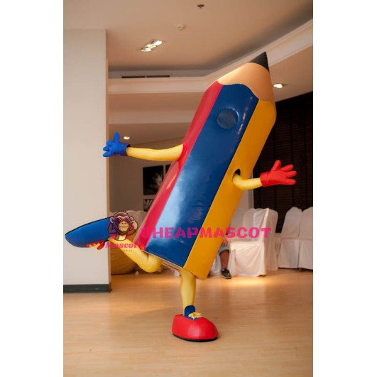 Pencil Mascot Costume