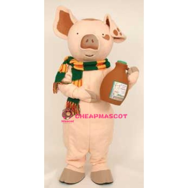 The Loveable Pig Mascot Costume