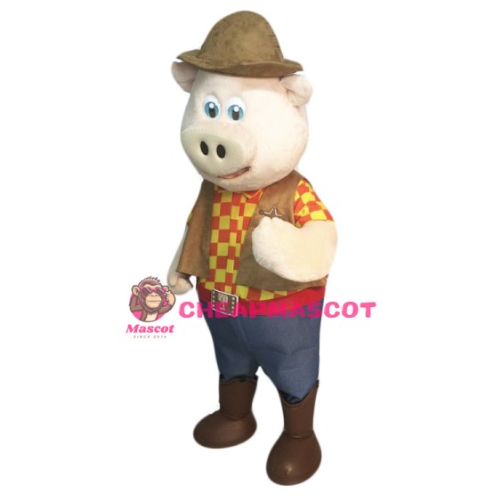 High Quality Pig Mascot Costume