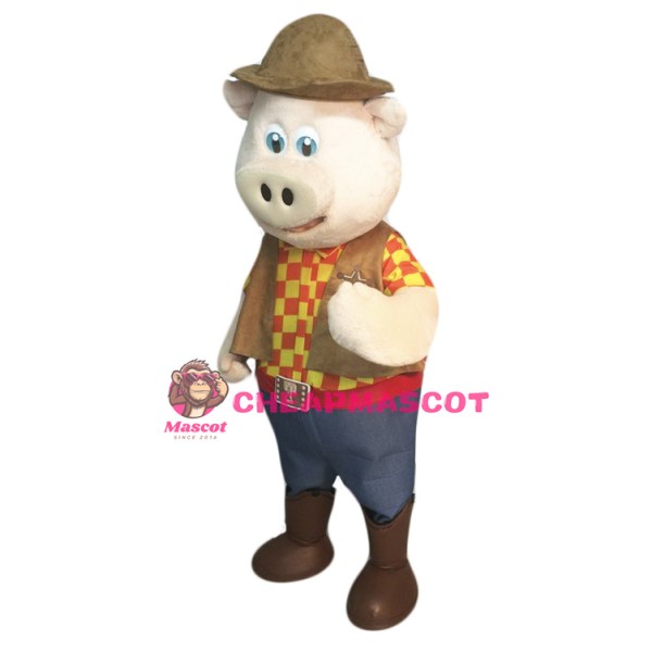 High Quality Pig Mascot Costume