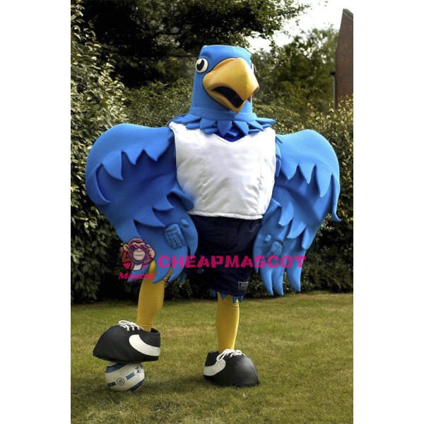 Big Blue Bird Mascot Costume