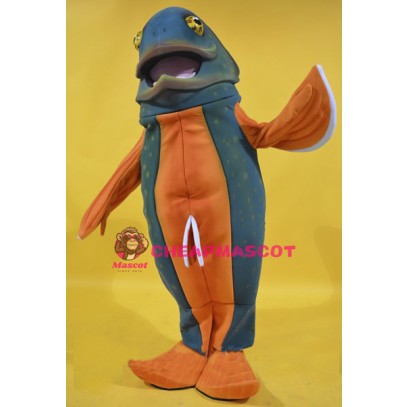 Brook Trout Fish Mascot Costume