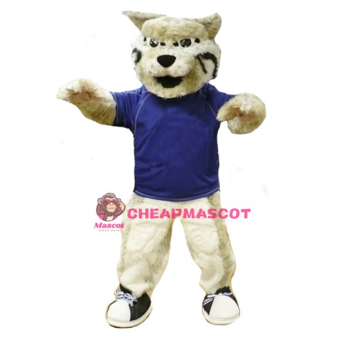 Power Bobcat Mascot Costume