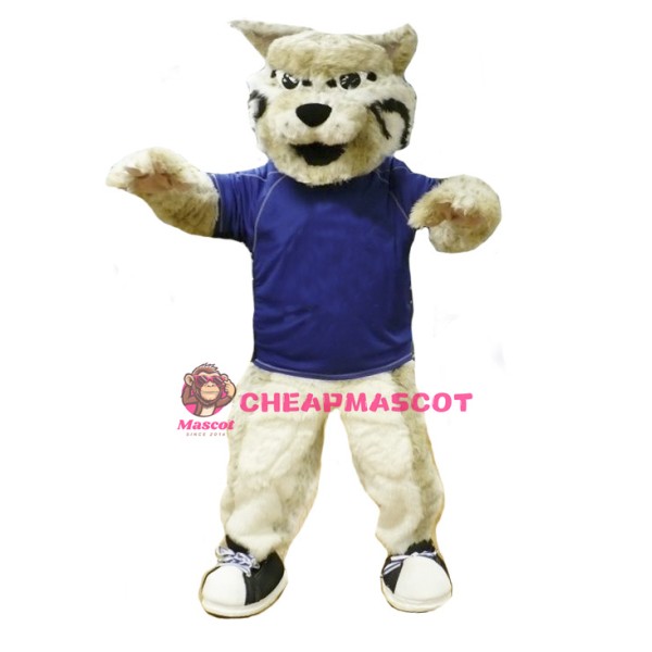 Power Bobcat Mascot Costume