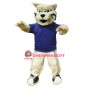 Power Bobcat Mascot Costume