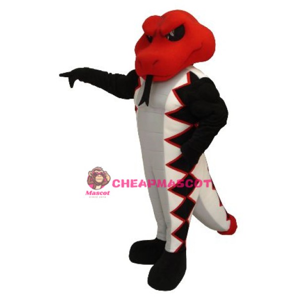 Red Cobra Mascot Costume
