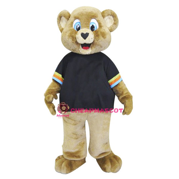 Cute Brown Bear Mascot Costume