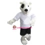 Cute White Bear Mascot Costume